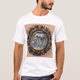 T-shirt Plat décoré d'une scène de chasse