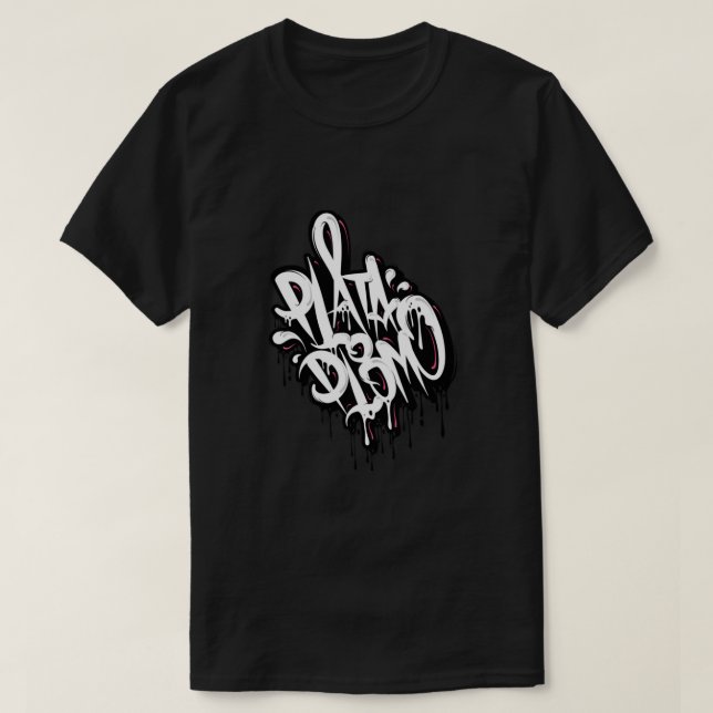 T-SHIRT PLATA O PLOMO (Design devant)
