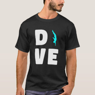 T-shirt Plate-forme amusante Plongée Springboard Plongée