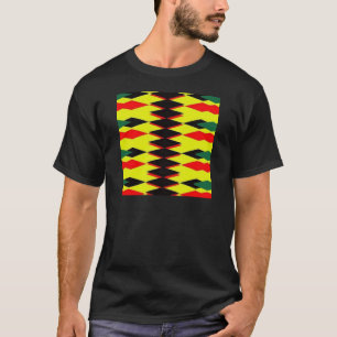 T-shirt Plate-forme jaune de jokers de harlequin