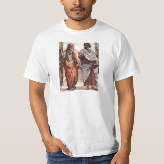 T-shirt Platon et Aristote (Devant)