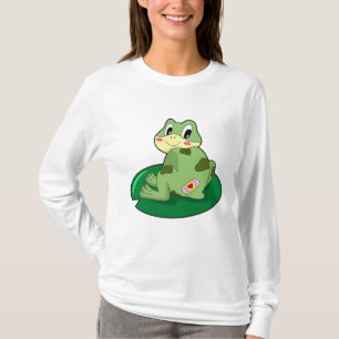 T-shirt Plâtre Coeur Feuille de grenouille
