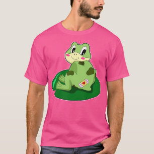 T-shirt Plâtre Coeur Feuille de grenouille