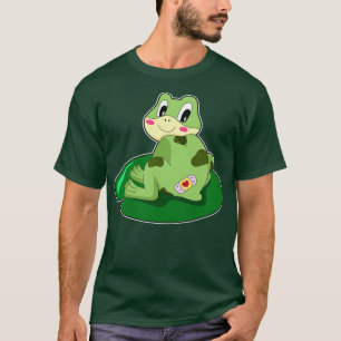 T-shirt Plâtre Coeur Feuille de grenouille