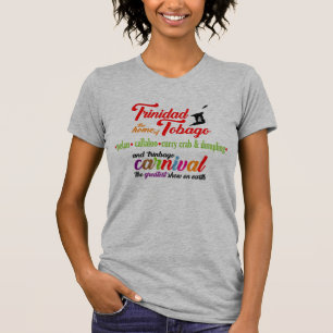 T-shirt Plats favoris du Carnaval de Trinité-et-Tobago