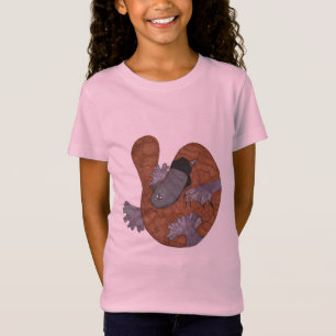 T-Shirt PLATYPUS CARTOON AUSTRALIA T SHIRT