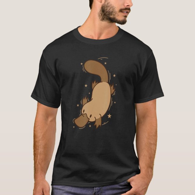 T-shirt Platypus diving Australia (Devant)