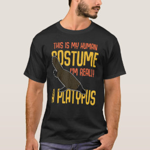 T-shirt Platypus Mammals Australie Biologie Animaux Étudia