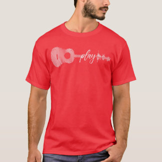 T-shirt Play Acoustic Guitar Player Guitarist Gifts Music 