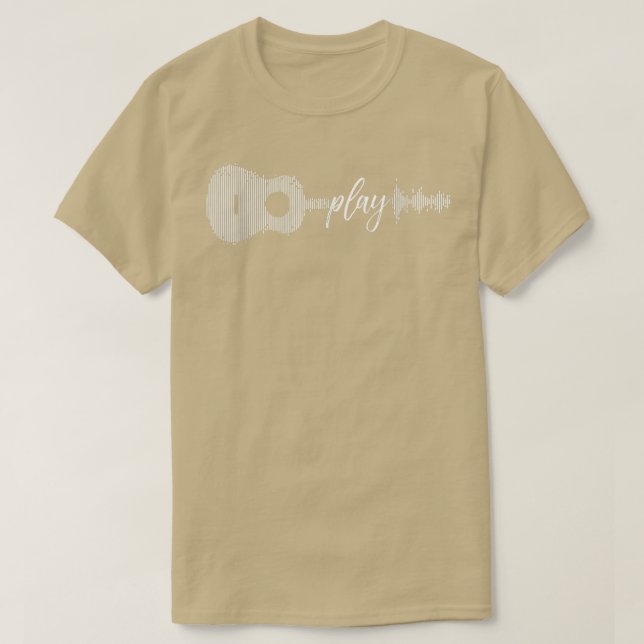 T-shirt Play Acoustic Guitar Player Guitarist Music Lover  (Design devant)