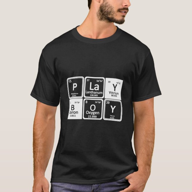 T-shirt Play Periodic Profession Career Worker (Devant)