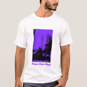T-shirt Playa Chac Mool Cancun Mexique