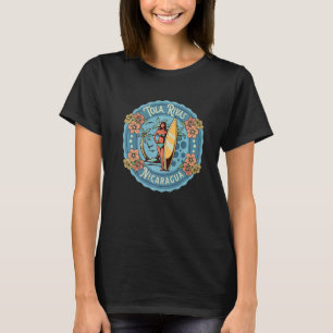 T-shirt Playa Tola Rivas Nicaragua Carte Artesanía Craft S