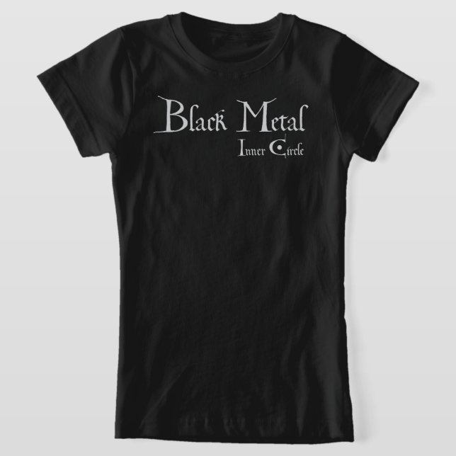 T-Shirt Playera Black Metal Logo (Poser)