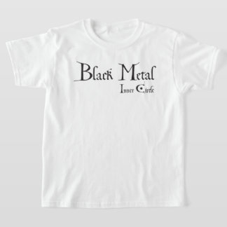 T-shirt Playera Black Metal Logo (black ink)