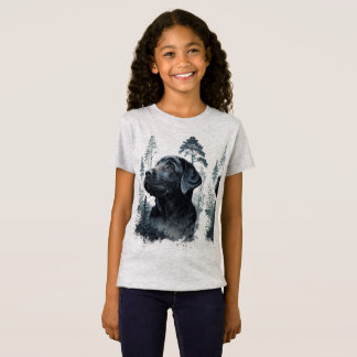 T-Shirt Playera con punto de jersey para niña