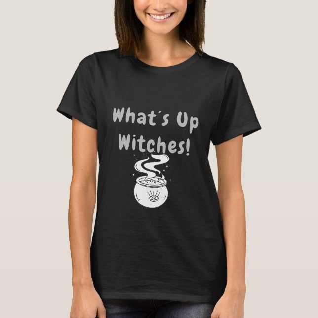 T-shirt Playera Halloween Witches (Devant)