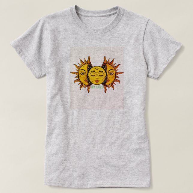 T-shirt Playera Hippie Sol (Design devant)