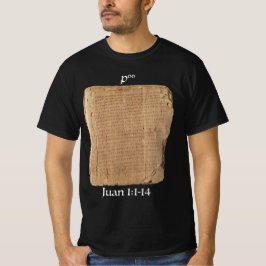 T-shirt Playera P66 Jn 1:1-14 - Económica