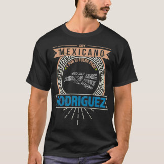 T-shirt Playera Soy Meicano y por si fuera poco Rodriguez 