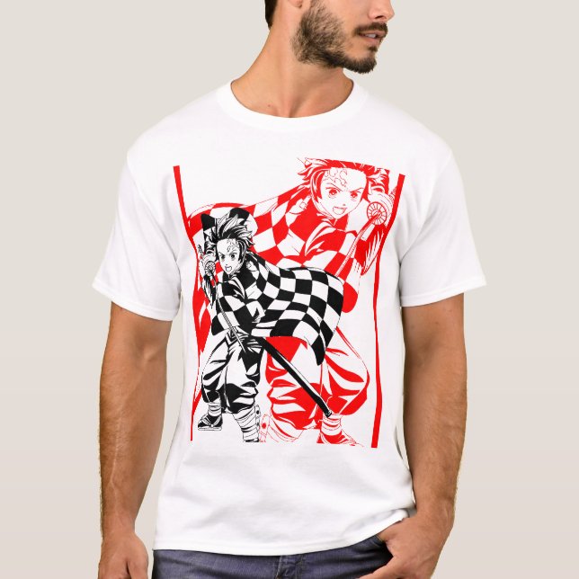 T-shirt Playera - Tanjiro/kimetsu - Sublimanic (Devant)