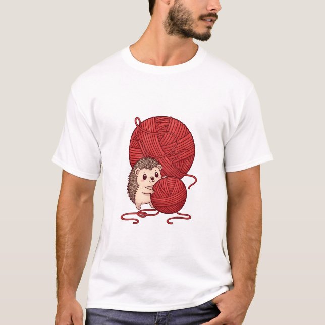 T-shirt Playful Yarn Buddy (Devant)
