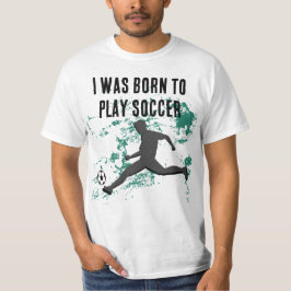 T-shirt Playing soccer graphic black
