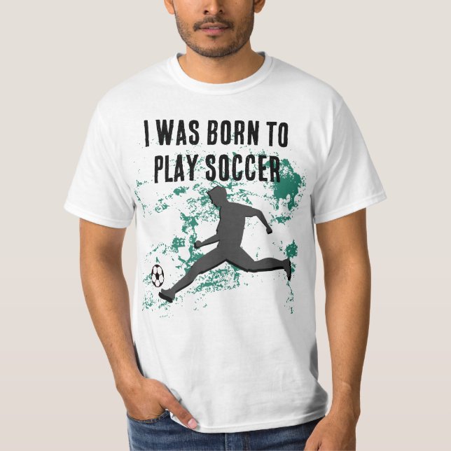 T-shirt Playing soccer graphic black (Devant)