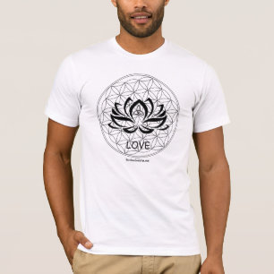 T-shirt PLE,Géométrie sacrée, Reiki, fleur de vie, lotus