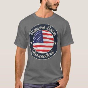 T-shirt Pleasure Beach - Souvenir patriotique du Connectic