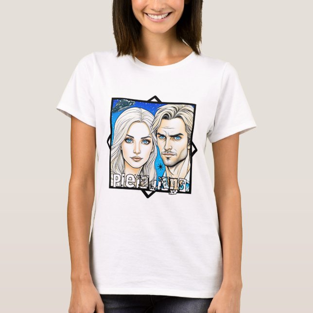 T-shirt Pléiadien Extra Terrestres et OVNI (Devant)