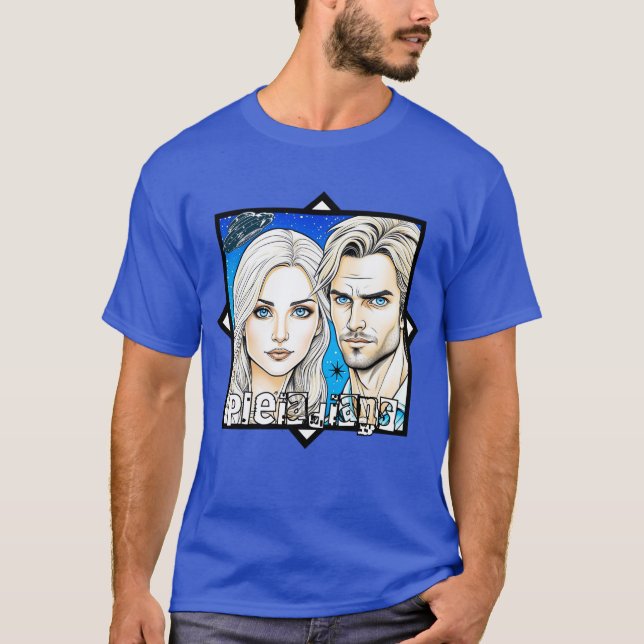 T-shirt Pléiadien Extra Terrestres et OVNI (Devant)