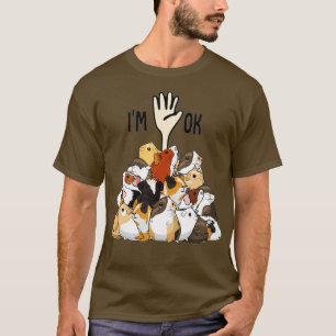 T-shirt Plein de cochons de Guinée Je suis OK drôle Amateu