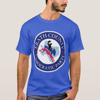 T-shirt plein logo ECDP à manches courtes avant