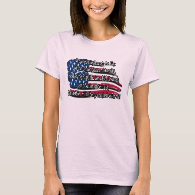 T-shirt PLEINE ALLÉGIANCE Tee patriotique (Devant)