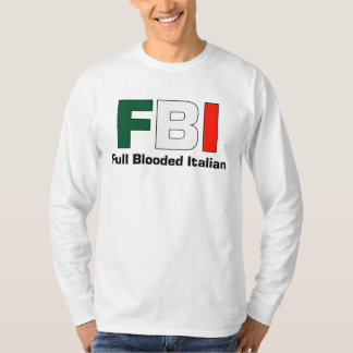 T-shirt Pleine Blooded longue douille blanche italienne T