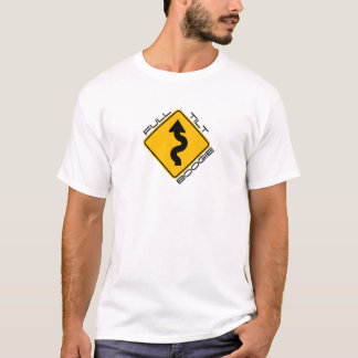 T-shirt Pleine boogie d'inclinaison - route d'enroulement