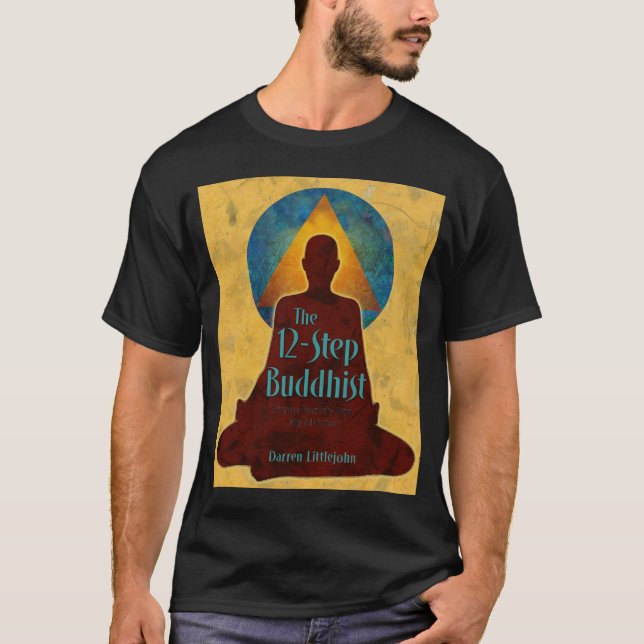 T-shirt pleine couverture de livre 12-Step bouddhiste (Devant)