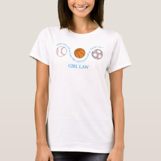 T-shirt pleine loi de fille