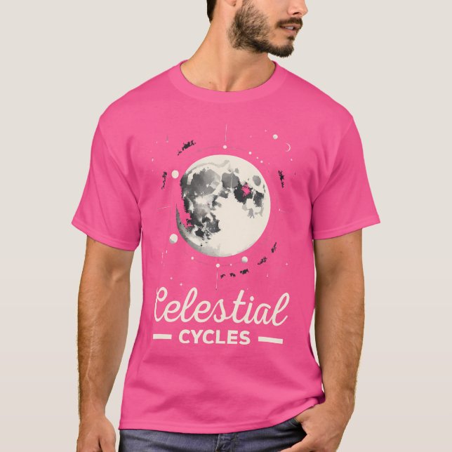 T-shirt Pleine lune de la phase lunaire Eclipse Astronomer (Devant)