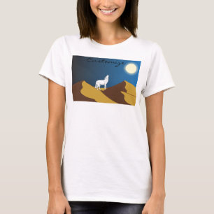T-shirt Pleine lune du désert Coyote Howling Thunder_Cove