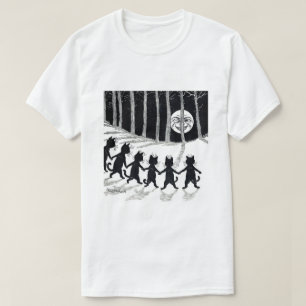 T-shirt Pleine lune et chats, Louis Wain