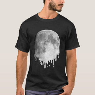 T-shirt PLEINE LUNE FONDANTE Art spatial dégoulinant