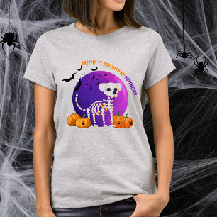 T-shirt Pleine lune Halloween Rottweiler effrayant