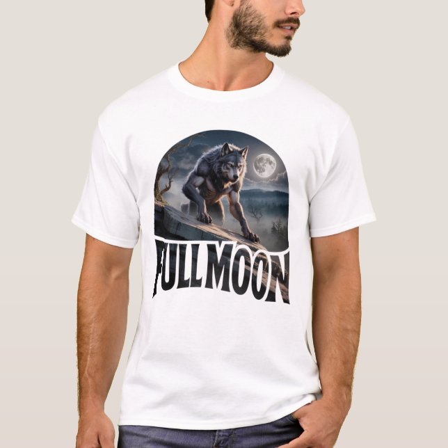T-shirt Pleine lune Werewolf (Devant)