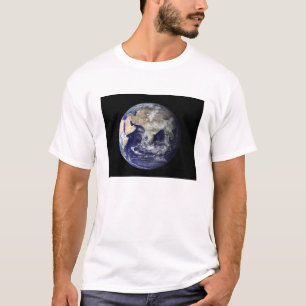 T-shirt Pleine Terre montrant l'Europe et l'Asie