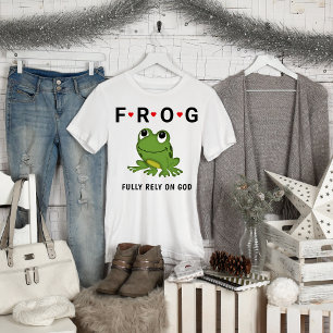 T-shirt Pleinement confiance en Dieu Coeurs de Grenouille
