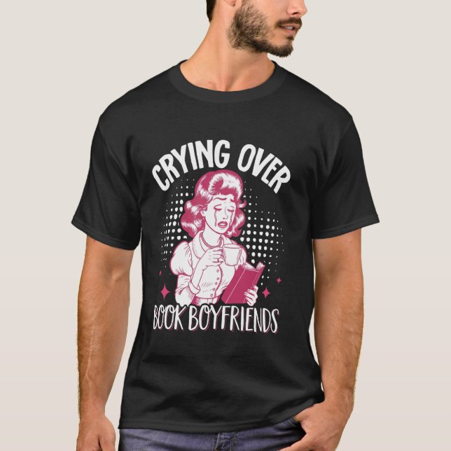 T-shirt Pleurant sur les Boyamis de livre (Devant)