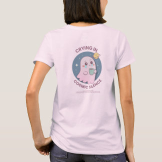 T-shirt Pleurer dans le silence cosmique – Joli fantôme ex
