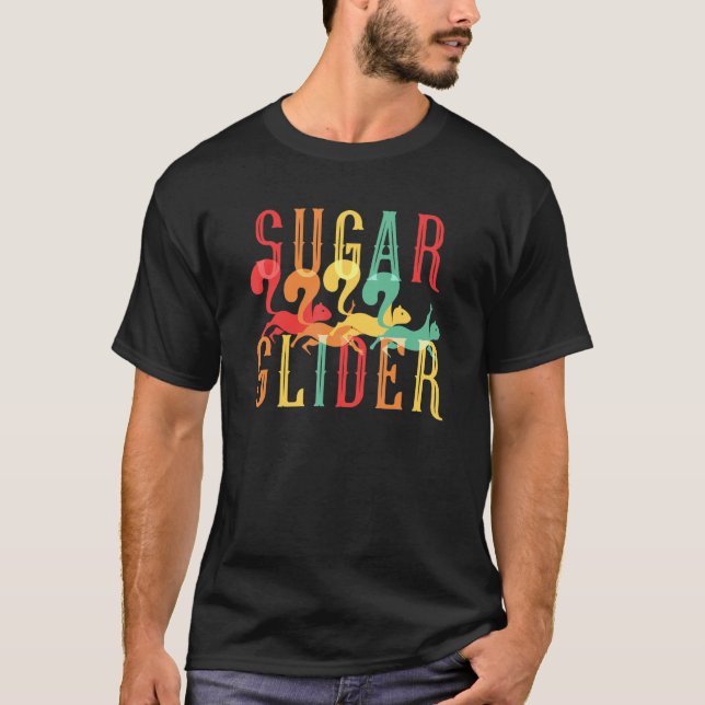 T-shirt Plider à sucre Volant Écureuil Ventilateurs Forêt  (Devant)